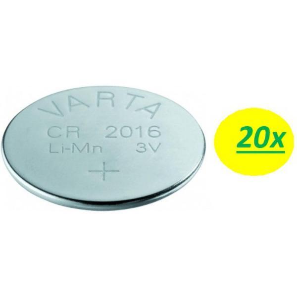20x Varta Lithium CR2016