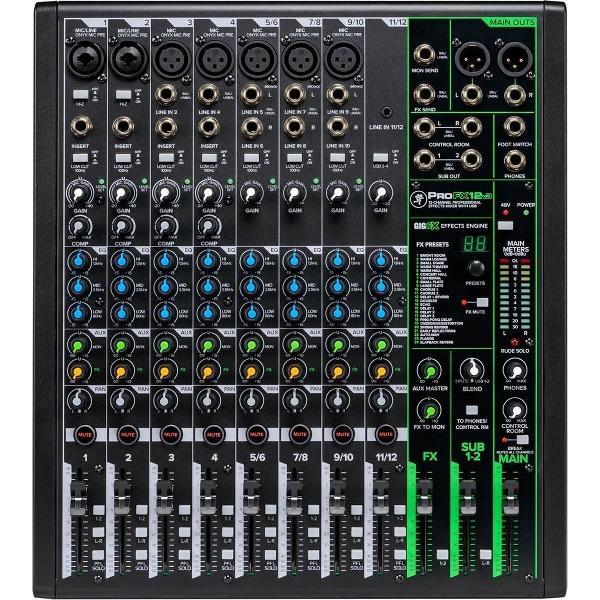 Mackie ProFX12v3 FX-mixer met USB-interface