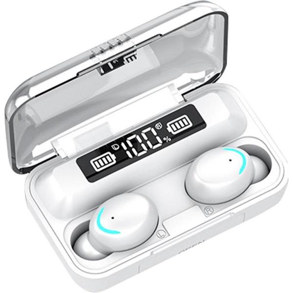 YONO Draadloze Oordopjes met Oplaadcase – In Ear – Bluetooth Oortjes - Draadloos - Wit