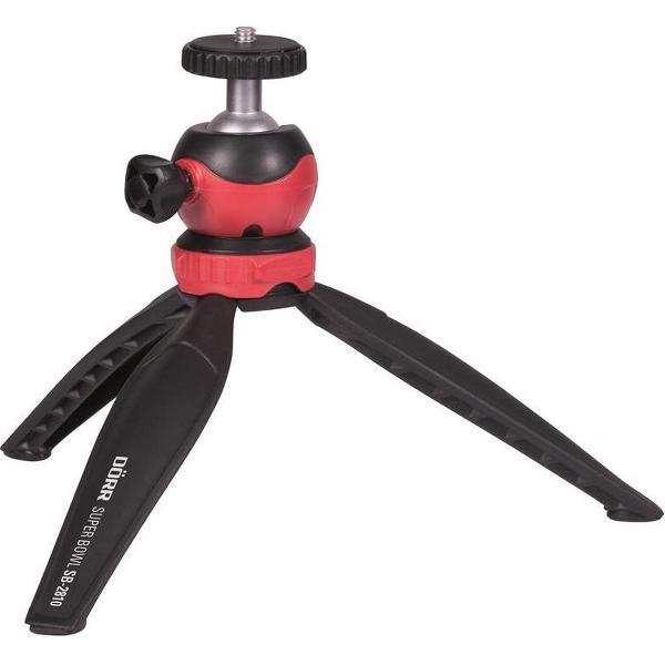 Dörr SB-2810 tripod Digitaal/filmcamera 3 poot/poten Zwart, Rood