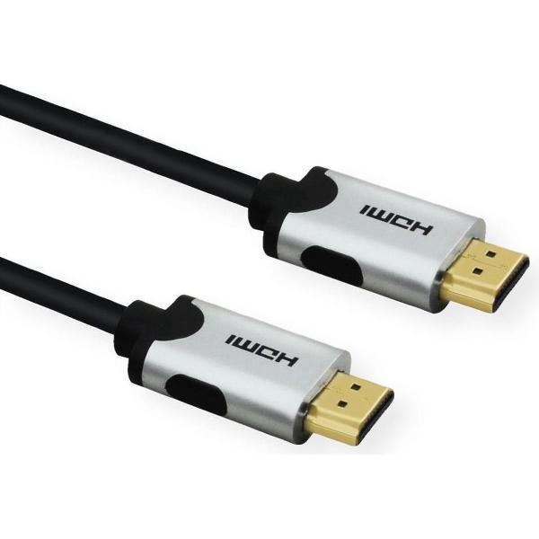 S-Impuls Premium HDMI kabel versie 2.1 (8K 60Hz HDR) / zwart - 0,50 meter