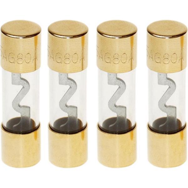 AGU zekering 50 Ampere (zilver) 4 stuks in blister