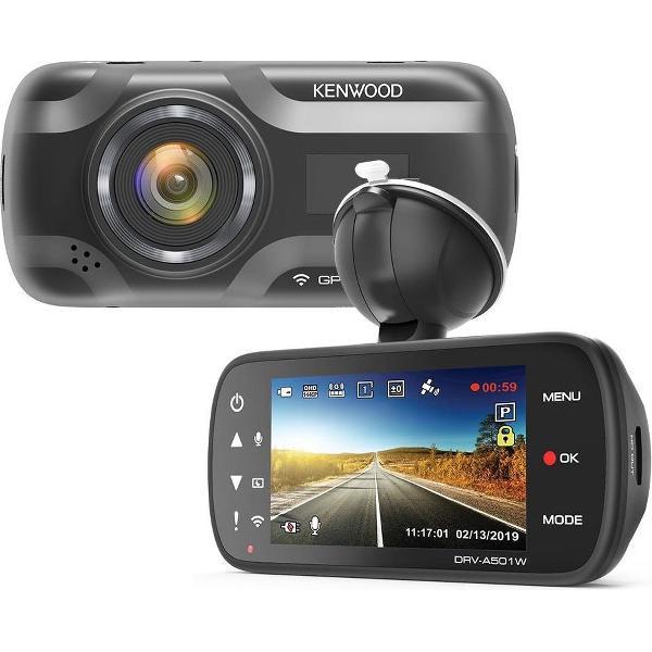 KENWOOD DRV-A501W 16gb Wifi GPS Quad HD dashcam voor auto