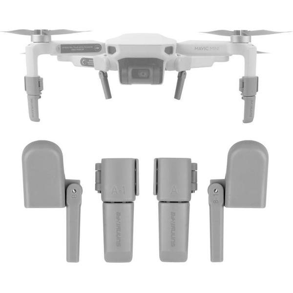 Sunnylife MM-LG541 Opvouwbare verhoogde landingsgestellen voor DJI Mavic mini (grijs)