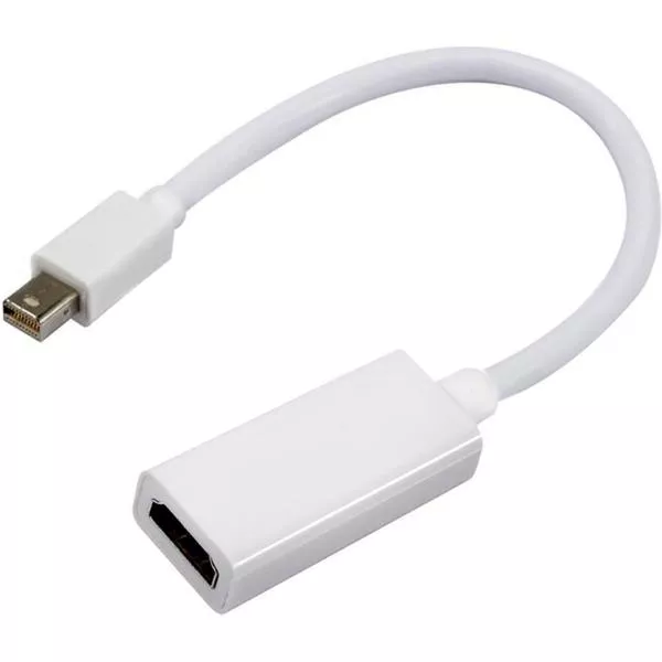Mini DisplayPort Naar HDMI Adapter | Mini DP Hub | Thunderbolt To HDMI converter |Thunderbolt 3 | Compatible Apple Macbook | IMAC | Surface Laptop / Pro | Dell | Lenovo | Samsung | HP | Wit |