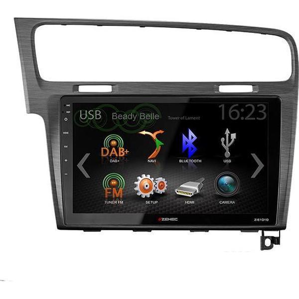 Zenec CORE Z-E1010-NAV – VW Golf 7 navigatie - grijs