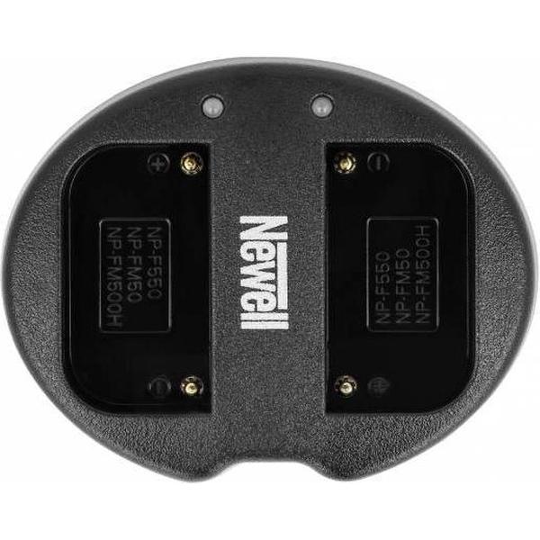 Newell SDC-USB two-channel charger for NP-F550, FM50, FM500H series batteries