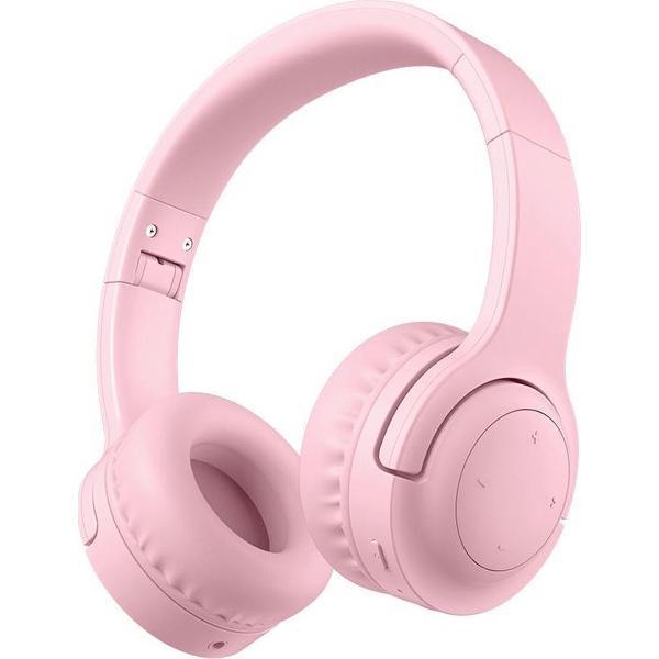 Lovnix E3 - Draadloze Bluetooth Kinderkoptelefoon met Volume Begrenzing 93dB - Begrensde koptelefoon voor Kinderen - Roze