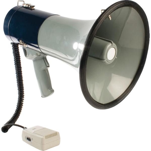 ABS 25W megafoon met ingebouwde sirene bereik 600 meter