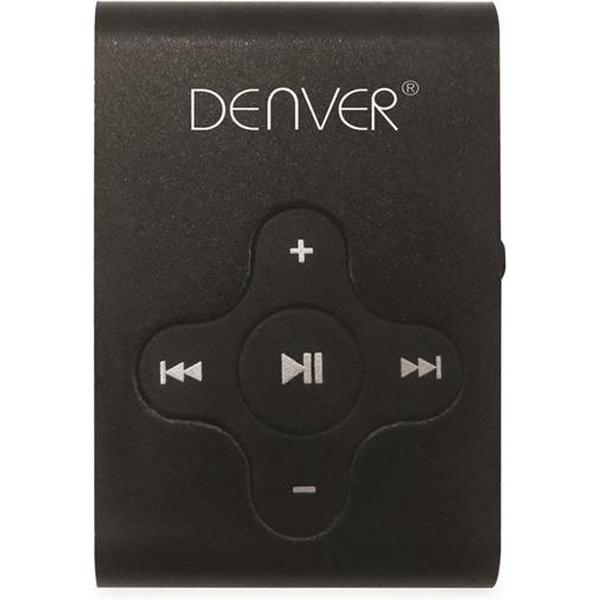Denver MPS-410Black, MP3 speler met sportclip Zwart