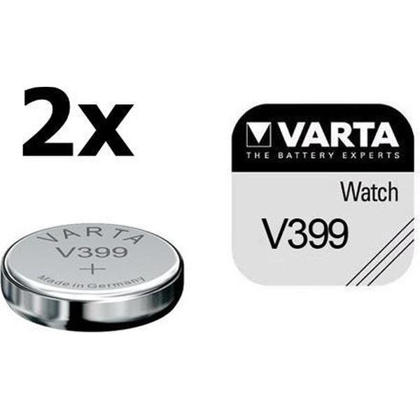 2 Stuks - Varta V399 42mAh 1.55V knoopcel batterij