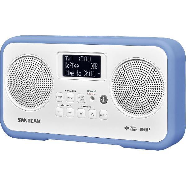 Sangean DPR-77 - Radio met DAB+ - Wit/Blauw