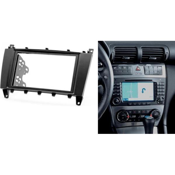 2-DIN MERCEDES-BENZ C-klasse (W203) 2004-2007; CLC (CL203) 2008-2011; CLK-klasse (W209) 2005-2009; G-klasse (W463) 2006-2012 frame Audiovolt 11-132