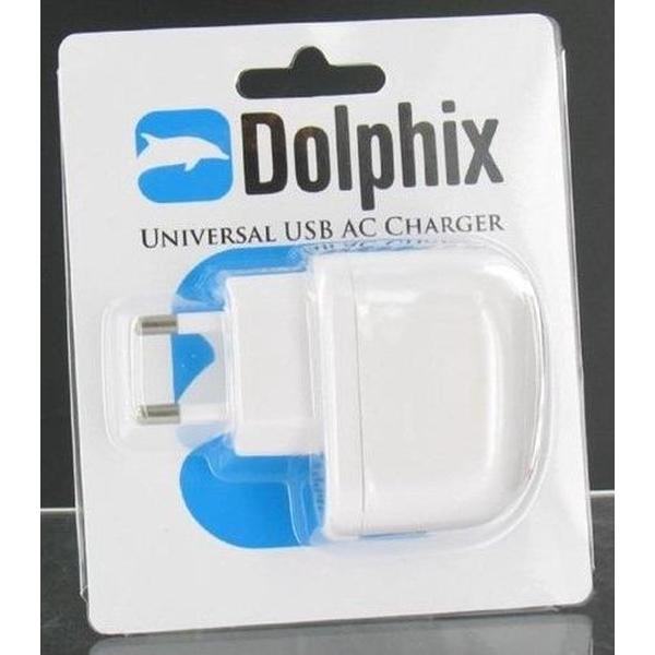 Dolphix Universele USB AC Oplader Wit