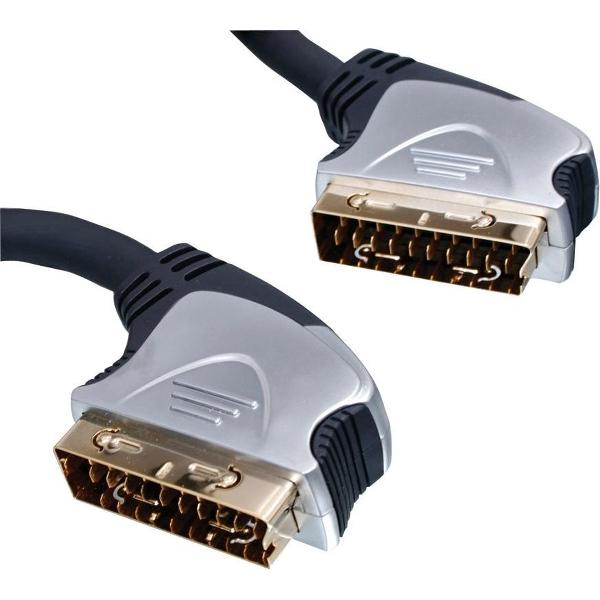 HQ HQSS1003/1.5 SCART-kabel 1,5 m SCART (21-pin) Zwart