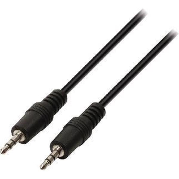 Audio Kabel 3.5mm Jack Aux Kabel Stereo 1,5 meter zwart.