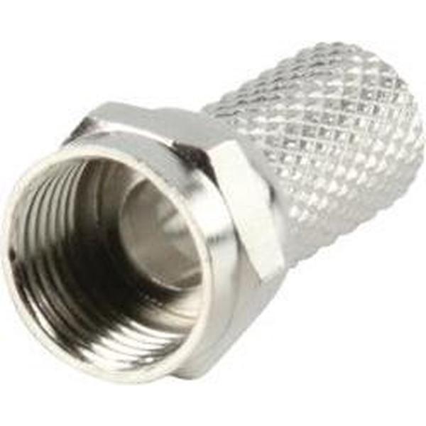 Konig F-connector met schroefbevestiging 6,4mm