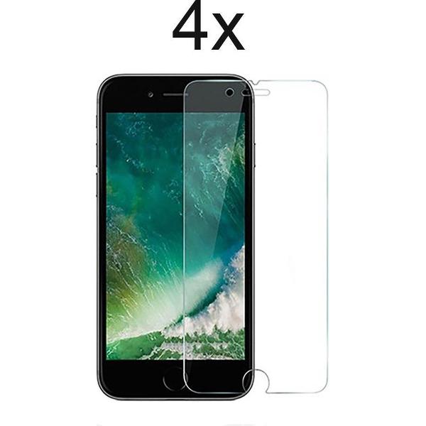 iPhone 7 plus screenprotector - iphone 7 plus screen protector - iphone 7 plus screenprotector glas - 4 stuks