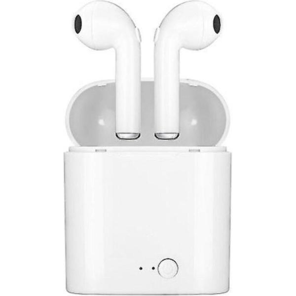 Mini Draadloze Hoofdtelefoon - koptelefoon - in ear koptelefoon - Sporthoofdtelefoon - Oortelefoon - Bluetooth V3.1 - Wit