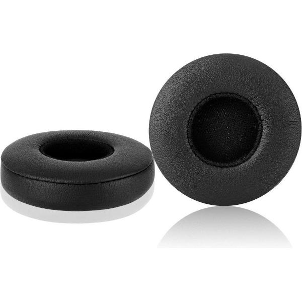 Luxe Lederen Oorkussen Set Voor Beats By Dr. Dre EP - Vervangende Koptelefoon Earpads - Oor Kussens - Ear Pads - Oorkussens Met Noise Cancelling Memory Foam Binnenlaag - Zwart