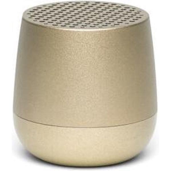 Lexon Mino+ mini Bluetooth Speaker Draadloos Oplaadbaar Soft Gold