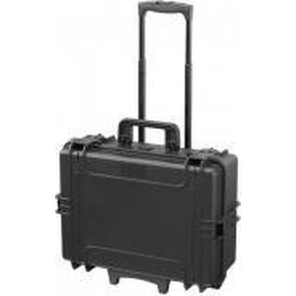 Gaffergear camera koffer 050 zwart trolley uitvoering - excl. plukschuim - 44,500000 x 25,800000 x 25,800000 cm (BxDxH)