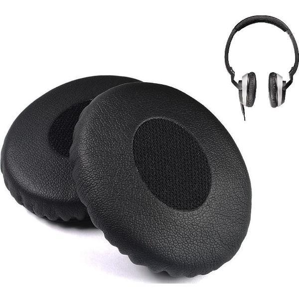 Luxe Lederen Oorkussen Set Voor Bose On-Ear 2 (OE2 & OE2i) / SoundTrue On-Ear (OE)/ SoundLink On-Ear (OE) - Vervangende Koptelefoon Earpads - Oor Kussens - Ear Pads - Oorkussens Met Noise Cancelling Memory Foam Binnenlaag - Zwart