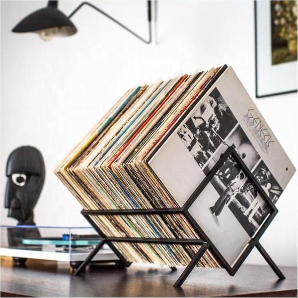 LP Opbergsysteem - Vinyl Opberg Systeem – Platenrek – LP Kast - LP Rek – Platenhouder - Vinyl Rek - La Vinyl® - Zwart gepoedercoat Staal - Premium kwaliteit