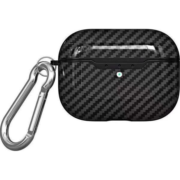 Mobigear Carbon Fiber Zwart voor Apple AirPods Pro