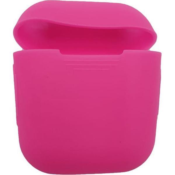 Airpod Case – Airpod Hoesje – Voor Airpods 1&2 - Silicone Roze – oDaani