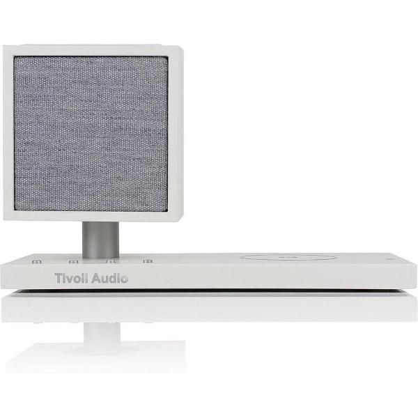Tivoli Audio 'Revive' - Bluetooth-luidspreker met draadloos Qi oplaadstation en LED-lamp (Wit)
