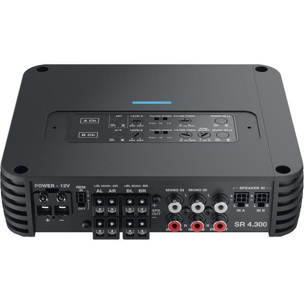Audison SR 4.300 - 4 Kanaals versterker met 4 x 75 Watt