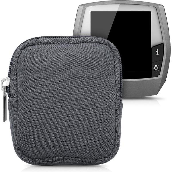 kwmobile hoes voor Bosch Intuvia - Neopreen hoesje voor e-bike display - Beschermende cover in grijs