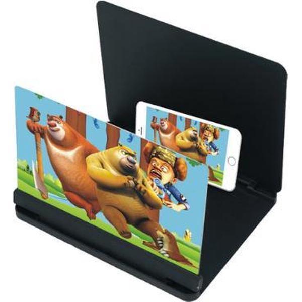 Bascessoires Beeldscherm vergroter HD- Vergrootglas voor Smartphone HD - Geschikt voor elke smartphone - Scherm 3D - Telefoon Beamer HD - Beeldschermvergroter