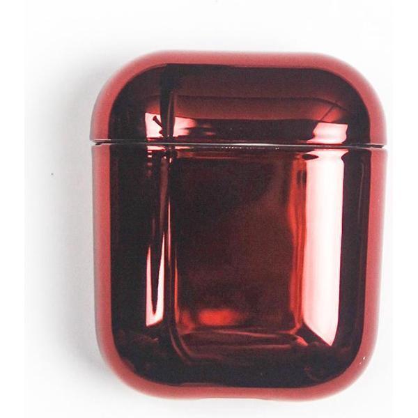 Metallic - Rood - AirPods Case - AirPods 1 en 2