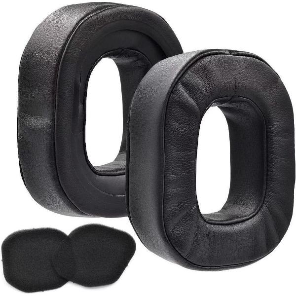 Luxe Lederen Oorkussen Set Voor Astro A40/A50 Gen 1/2 - Vervangende Koptelefoon Earpads - Oor Kussens - Ear Pads - Oorkussens Met Noise Cancelling Memory Foam Binnenlaag - Zwart
