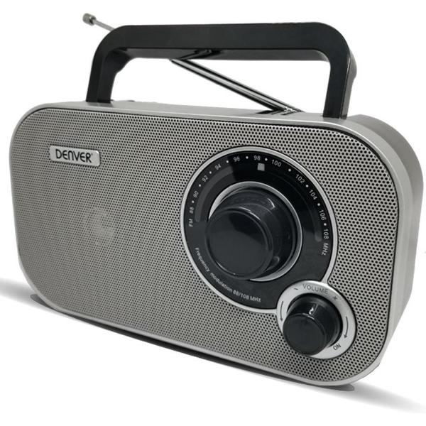Denver TR-51Grey, FM radio met analoge afstemming