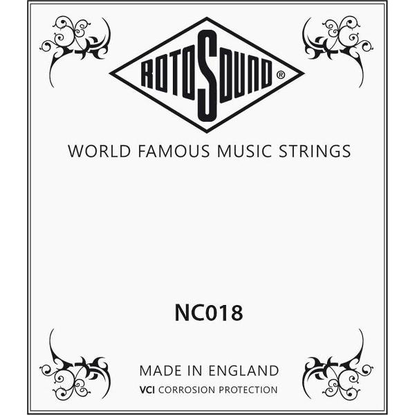 Snaar elektrische gitaar Rotosound NC018 Nickel wound .018