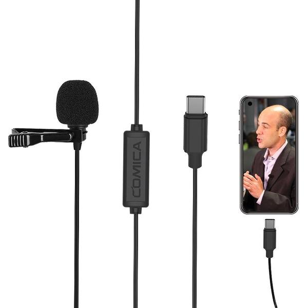 Comica CVM-V01SP (UC) speldmicrofoon voor smartphones met USB-C-aansluiting