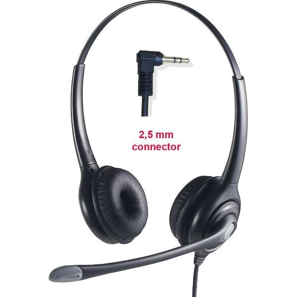 VH618D Duo Headset / hoofdtelefoon voor vaste telefoons met 2,5 mm aansluiting