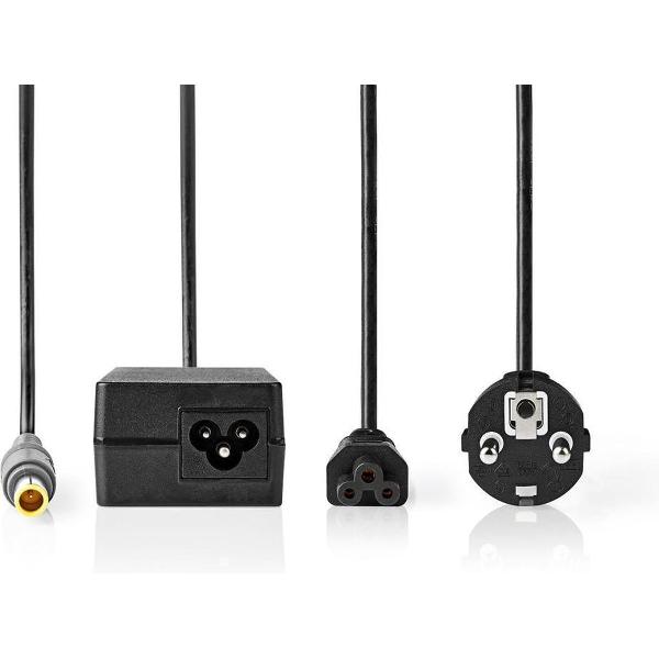 Nedis NBARF9007FBK Notebook-adapter 90 W 7,9 X 5,5 Mm Centrale Pin 20 V / 4,5 A Geschikt Voor Ibm Incl. Voedingskabel