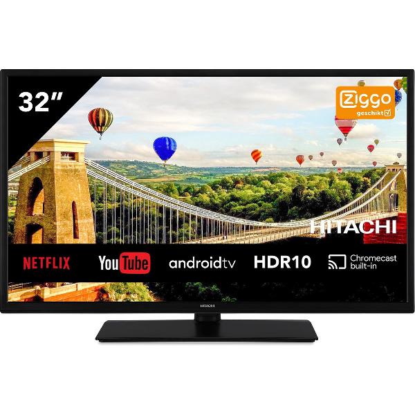 Hitachi 32HAE2252 - HD Ready - 32 inch Android Smart TV - met Ingebouwde Chromecast