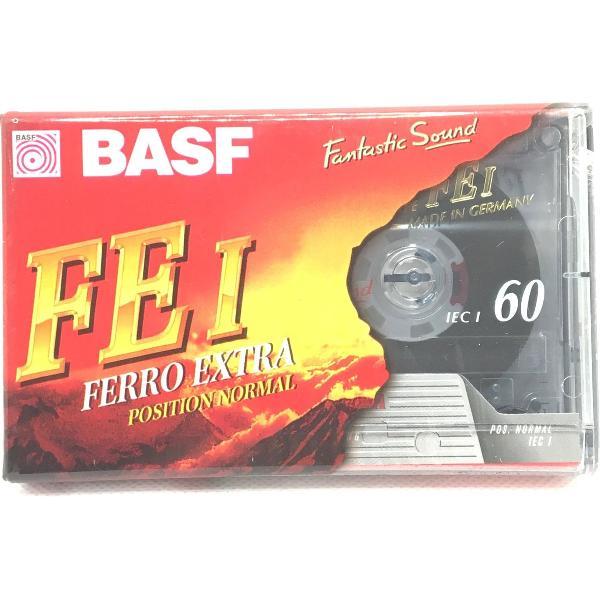 BASF FE-I 60 Ferro extra position normal Cassettebandje- Uiterst geschikt voor alle opnamedoeleinden / Sealed Blanco Cassettebandje / Cassettedeck / Walkman.