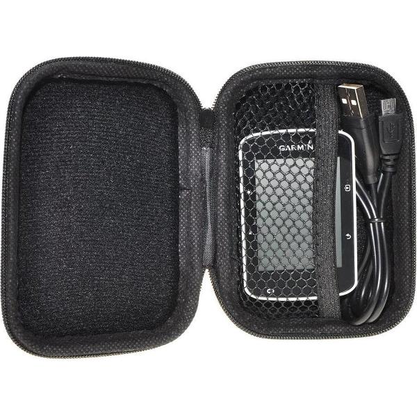 Hard Cover Carry Case Voor Garmin Edge 20/25/130/130 Plus/200/205/305/500/510/520/520 Plus/530/605/705/800/810/820/Explore 820/830/Touring/Touring Plus - Hardcover Travel Opberghoes Sleeve Beschermhoes Tas Hoesje Opbergtas - Zwart