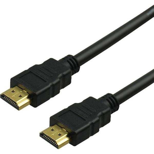 HDMI 3 m Kabel – 4K - Ultra HD - 3 Meter – High Speed Cable – Full HD 1080p – 3D - Laptop - TV - Monitor – DVD – tablet – beeldscherm – HDMI naar HDMI - 2.0 versie -Zwart