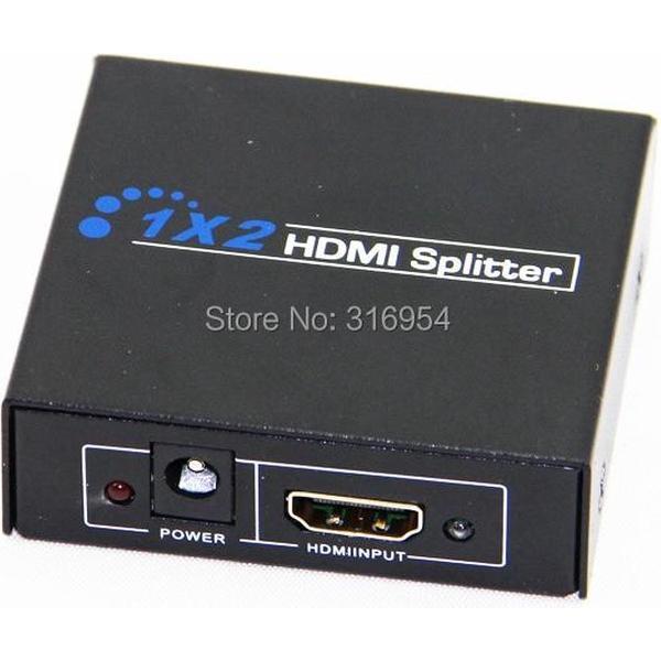 Hdmi splitter 1x2 een hdmi-ingang 2 hdmi-uitgang 1080p 3d splitter ver 1.4