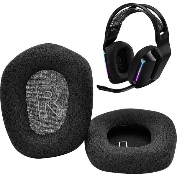 Luxe Oorkussen Set Voor Logitech G733 Lightspeed Gaming Headset - Vervangende Koptelefoon Earpads - Oor Kussens - Ear Pads - Oorkussens Met Noise Cancelling Memory Foam Binnenlaag - Zwart