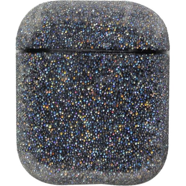 AirPods Hoesje – Glitter Hard Case – Zwart