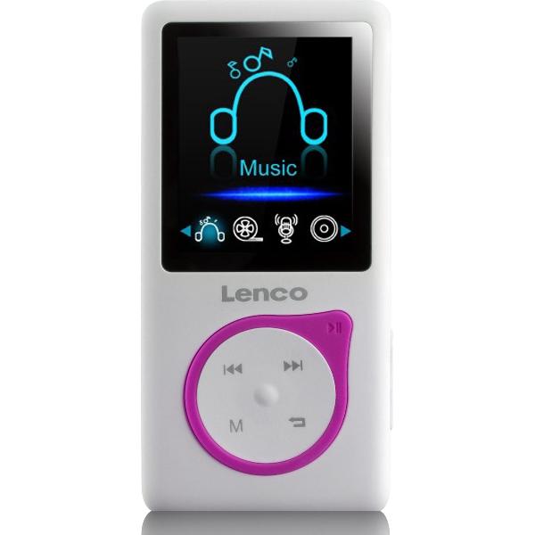 Lenco Xemio-668 Pink - MP3-Speler incl 8GB micro SD en oordopjes - Roze