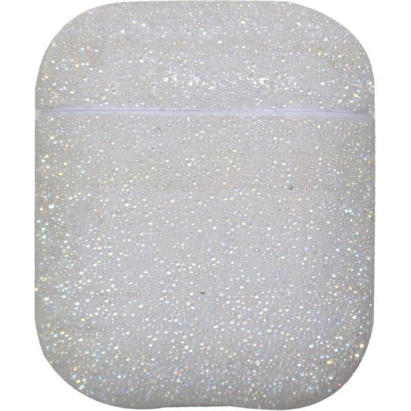 Airpods Hoesje – Glitter Hard Case – Wit